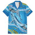 Aboriginal Ocean Whale Hawaiian Shirt Dot Art Dreamtime Style