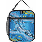 Aboriginal Ocean Whale Lunch Bag Dot Art Dreamtime Style
