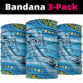 Aboriginal Ocean Whale Neck Gaiter Dot Art Dreamtime Style