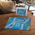 Aboriginal Ocean Whale Puzzle Dot Art Dreamtime Style
