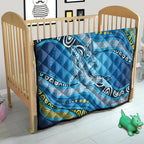 Aboriginal Ocean Whale Quilt Dot Art Dreamtime Style