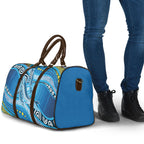 Aboriginal Ocean Whale Travel Bag Dot Art Dreamtime Style