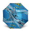 Aboriginal Ocean Whale Umbrella Dot Art Dreamtime Style