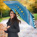 Aboriginal Ocean Whale Umbrella Dot Art Dreamtime Style