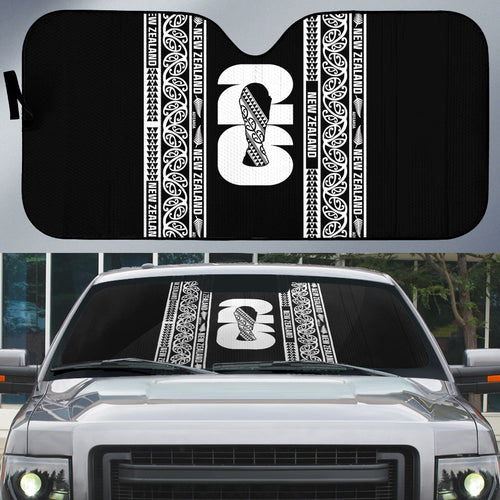 New Zealand Football White Fern Supporter Auto Sun Shade