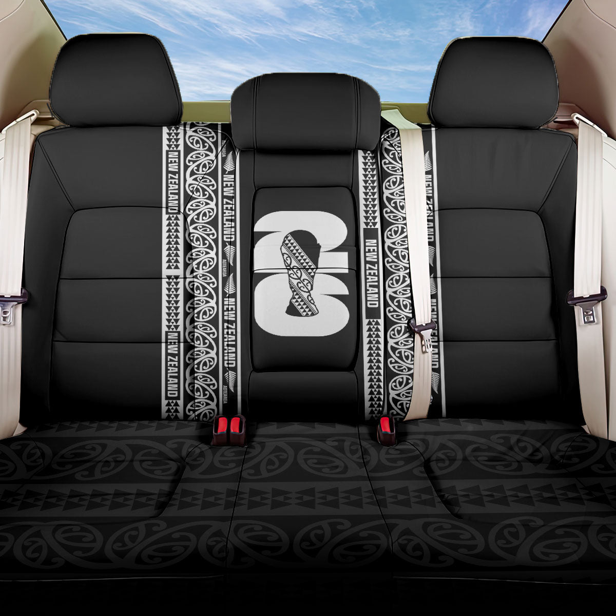 New Zealand Football White Fern Supporter Back Car Seat Cover