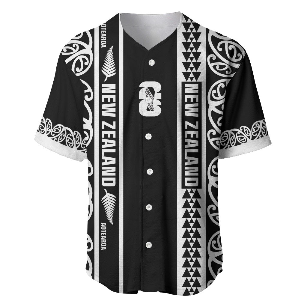 Custom New Zealand Football White Fern Supporter Baseball Jersey