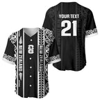 Custom New Zealand Football White Fern Supporter Baseball Jersey