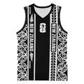 Custom New Zealand Football White Fern Supporter Basketball Jersey
