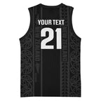 Custom New Zealand Football White Fern Supporter Basketball Jersey