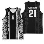 Custom New Zealand Football White Fern Supporter Basketball Jersey
