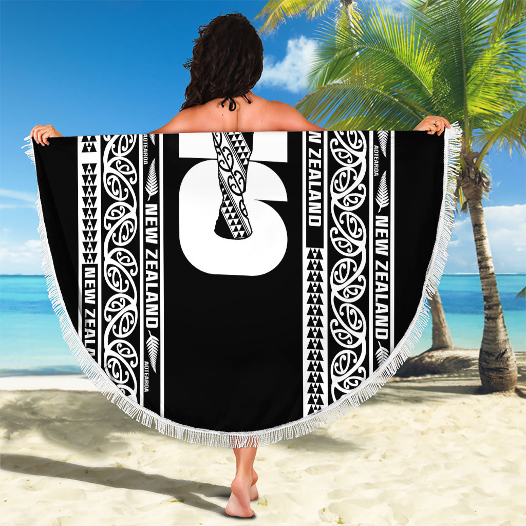 New Zealand Football White Fern Supporter Beach Blanket