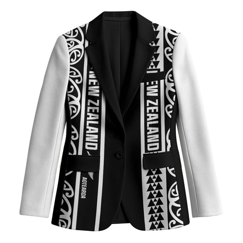 Custom New Zealand Football White Fern Supporter Blazer