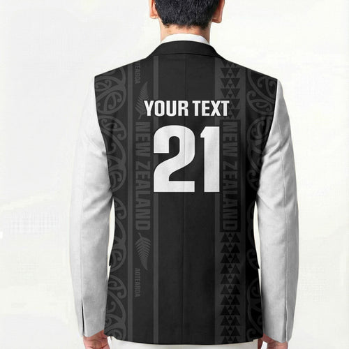Custom New Zealand Football White Fern Supporter Blazer
