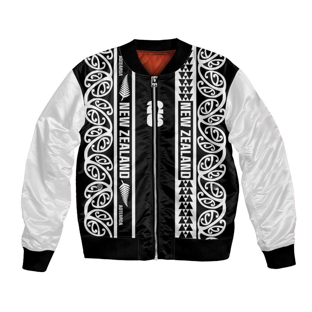 Custom New Zealand Football White Fern Supporter Bomber Jacket