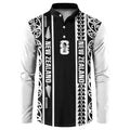 Custom New Zealand Football White Fern Supporter Button Sweatshirt