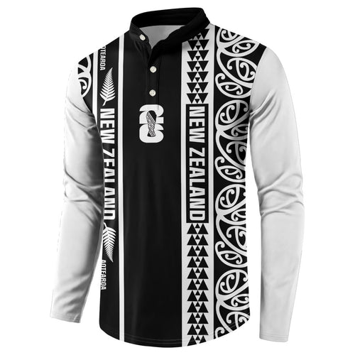 Custom New Zealand Football White Fern Supporter Button Sweatshirt