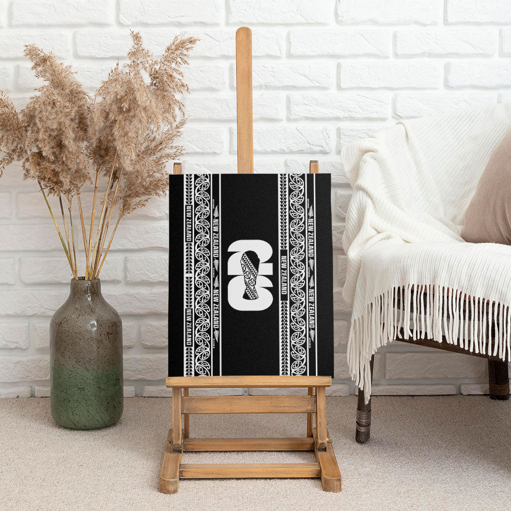New Zealand Football White Fern Supporter Canvas Wall Art
