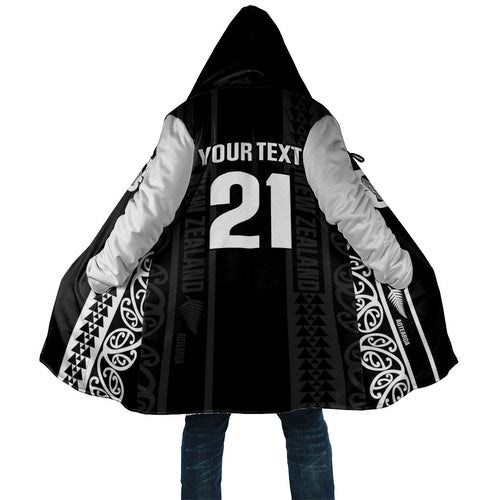 Custom New Zealand Football White Fern Supporter Cloak