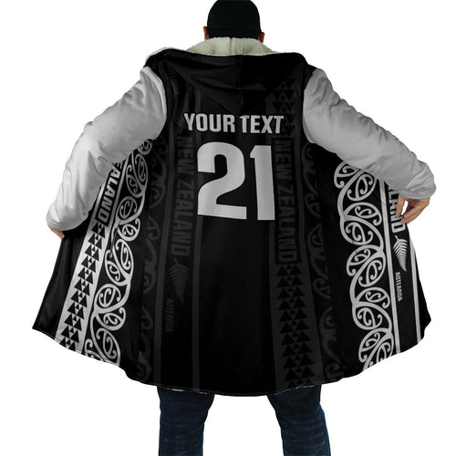 Custom New Zealand Football White Fern Supporter Cloak