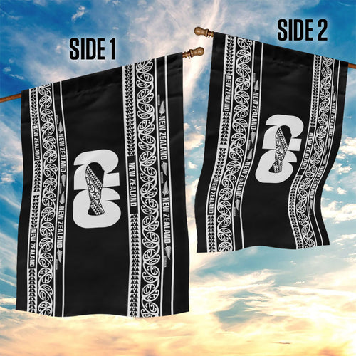New Zealand Football White Fern Supporter Garden Flag