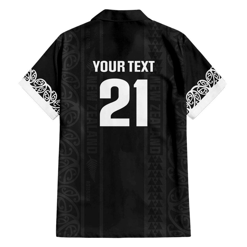 Custom New Zealand Football White Fern Supporter Hawaiian Shirt