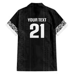 Custom New Zealand Football White Fern Supporter Hawaiian Shirt