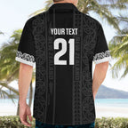 Custom New Zealand Football White Fern Supporter Hawaiian Shirt