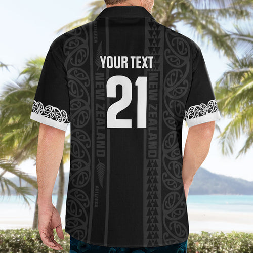 Custom New Zealand Football White Fern Supporter Hawaiian Shirt