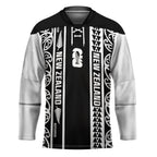 Custom New Zealand Football White Fern Supporter Hockey Jersey