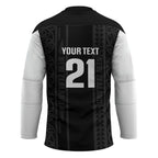 Custom New Zealand Football White Fern Supporter Hockey Jersey