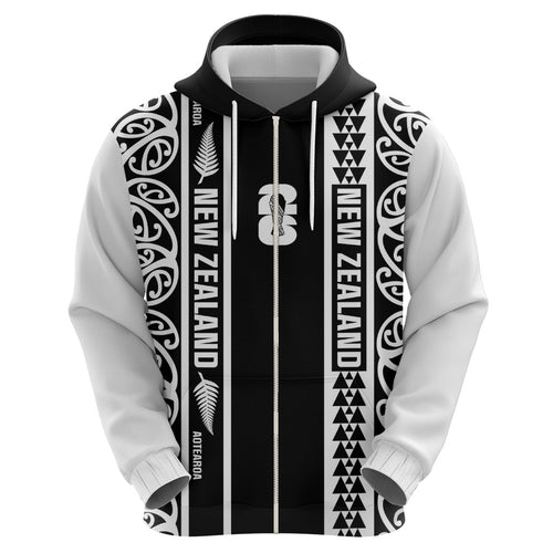 Custom New Zealand Football White Fern Supporter Hoodie