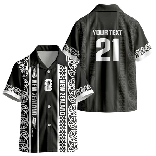 Custom New Zealand Football White Fern Supporter Kid Hawaiian Shirt LT9