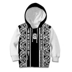 Custom New Zealand Football White Fern Supporter Kid Hoodie