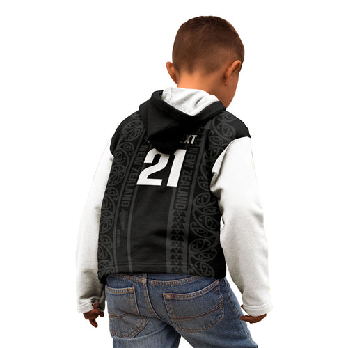 Custom New Zealand Football White Fern Supporter Kid Hoodie