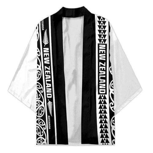 Custom New Zealand Football White Fern Supporter Kimono