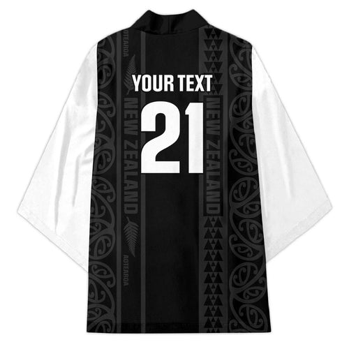 Custom New Zealand Football White Fern Supporter Kimono