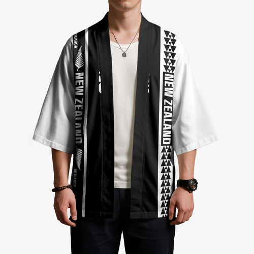 Custom New Zealand Football White Fern Supporter Kimono