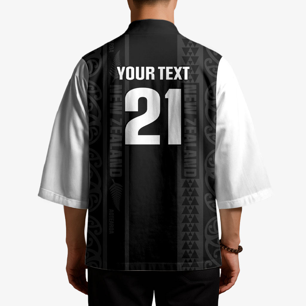 Custom New Zealand Football White Fern Supporter Kimono