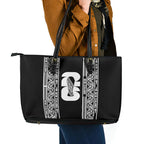 New Zealand Football White Fern Supporter Leather Tote Bag