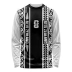 Custom New Zealand Football White Fern Supporter Long Sleeve Shirt