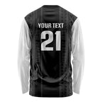 Custom New Zealand Football White Fern Supporter Long Sleeve Shirt