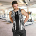 Custom New Zealand Football White Fern Supporter Men Tank Top