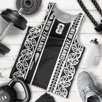 Custom New Zealand Football White Fern Supporter Men Tank Top