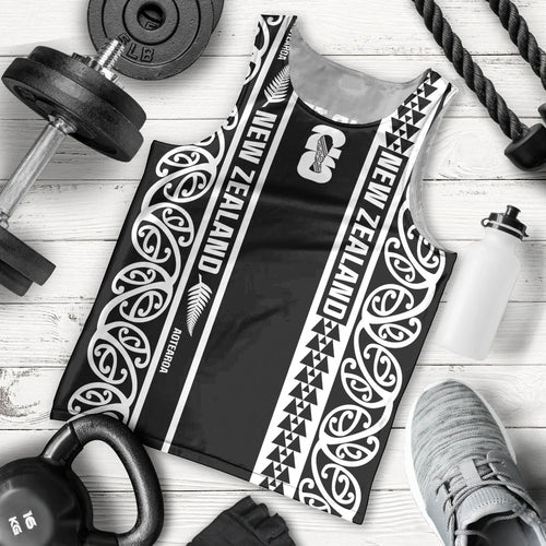 Custom New Zealand Football White Fern Supporter Men Tank Top