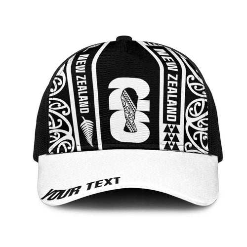 Personalised New Zealand Football White Fern Supporter Mesh Trucker Cap