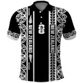 Custom New Zealand Football White Fern Supporter Polo Shirt
