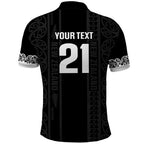 Custom New Zealand Football White Fern Supporter Polo Shirt