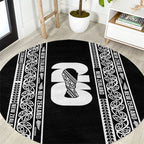 New Zealand Football White Fern Supporter Round Carpet