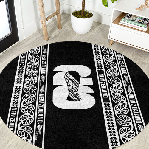 New Zealand Football White Fern Supporter Round Carpet